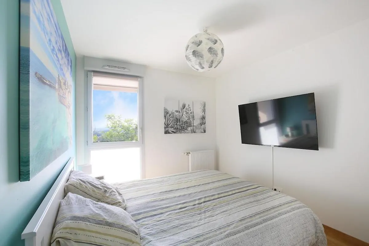 شقة T3 Panoramic View Toulouse, Near Chu Rangueil, 2 Chambres, Tout Equipe, Neuf