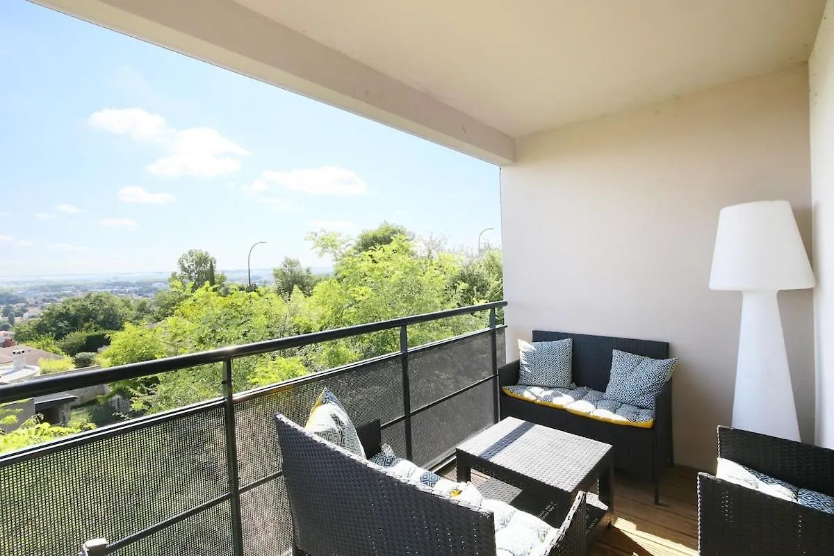T3 Panoramic View Toulouse, Near Chu Rangueil, 2 Chambres, Tout Equipe, Neuf