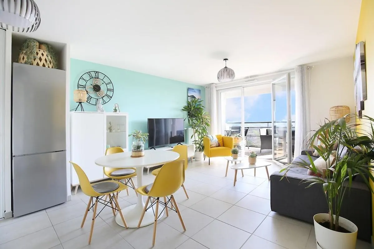 T3 Panoramic View Toulouse, Near Chu Rangueil, 2 Chambres, Tout Equipe, Neuf